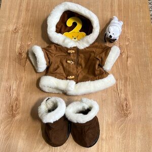 🧸 Build-A-Bear Winter Faux Fur Outfit